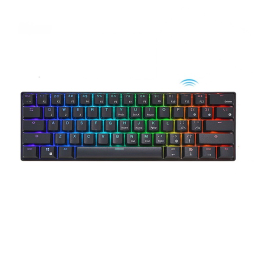 [RK61] Teclado Gamer Mecánico Royal Kludge RK61 RGB Switch Azul Color Negro