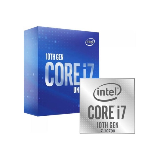 [I7-10700KF] Procesador CPU Intel CORE I7-10700KF 3.8GHZ 16MB CACHE LGA1200 8CORES/16THREADS